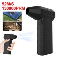 Super Jet Fan 130000 RPM Mini Dry Jet Blower, Cordless Portable Handheld Air Blower with 3 Speed Settings