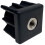 Rostfreier Fu M12x150 80mm mit Gummipuffer + Einsatz 30x30x1,5mm - 4er Set 3