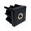 Rostfreier Fu M12x100 100mm Basis mit Gummipuffer + Einsatz 30x30x1.5mm - Set von 4 3