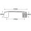 Nylon bridge handle - 179mm hole centre - M8 brass thread 2