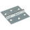 Scharnier 63x63 Verzinkte quadratische Form - 1 Paar - 2 Stk 4