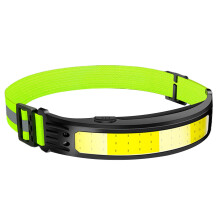 LED Headlamp, Headlamps Beam Headlight with Motion Sensor,Sweat Proof Head Flashlight for Outdoor Running, Camping, Fishing, Hiking(Black)