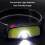Rechargeable COB Headlamp,5 Lighting Modes,Double Light Source Headlight,IPX4 Waterproof,Lightweight for Running,Fishing,Camping(Black) 6