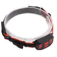 LED Headlamp, COB Highlight Floodlight, Rechargeable Head Lamp, Red Taillight Forehead Flashlight Outdoor Camping Headlamps for Camping Hiking(Black)