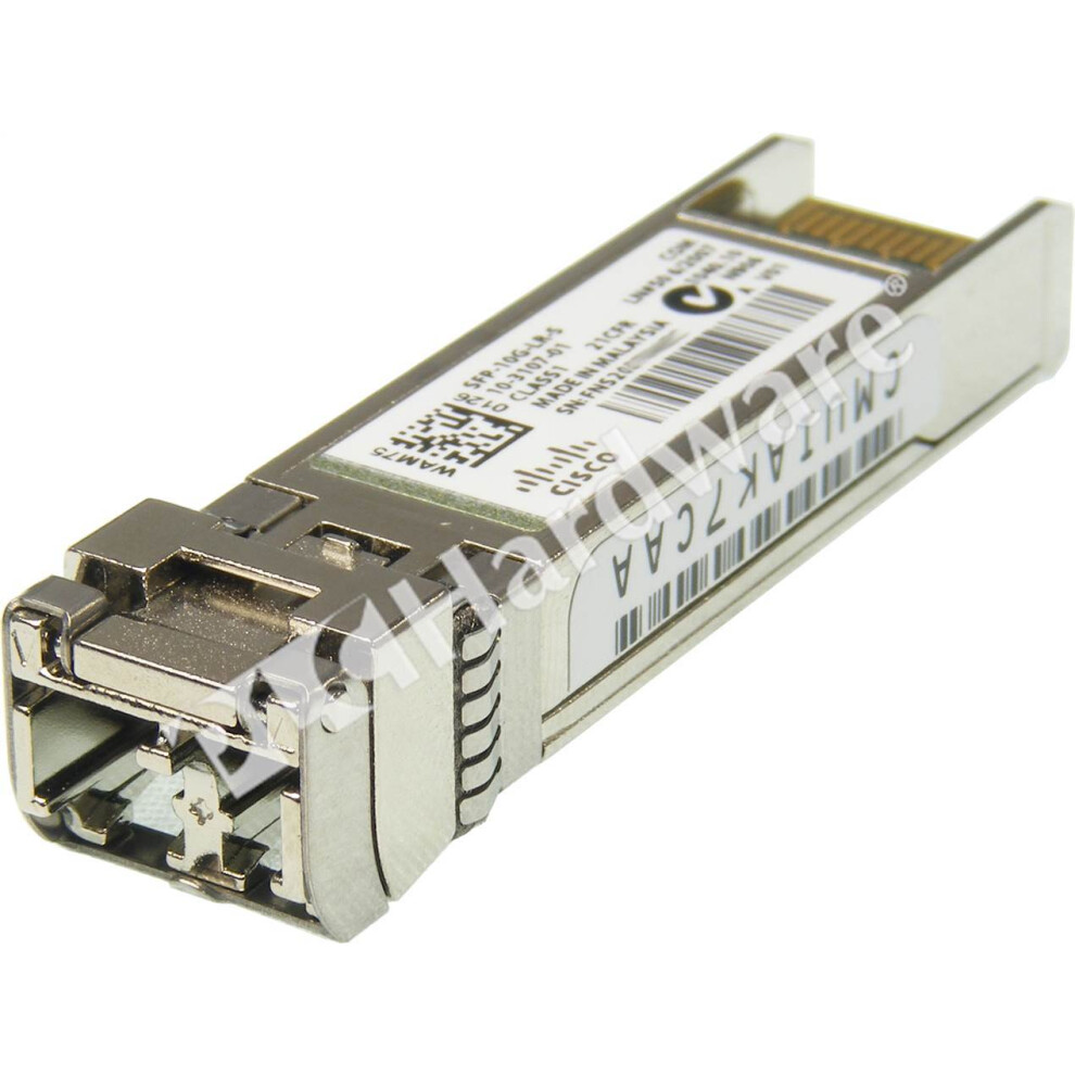Cisco - Sfp+ Transceiver Module - 10Gbe - 10Gbase-Lr - Lc/Pc Single-Mode - Up To 10 Km - 1310 Nm - Refurbished - For 250 889728025805