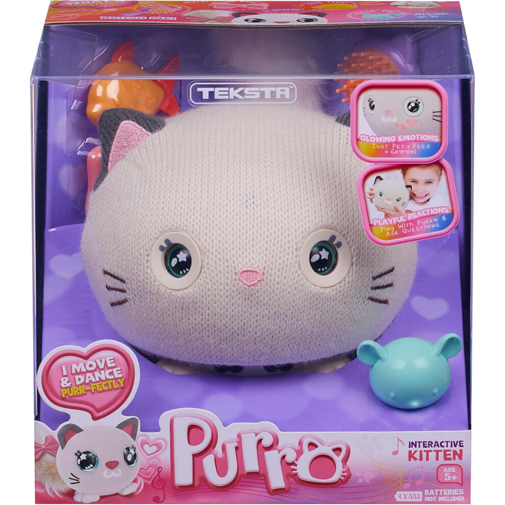 Teksta PURRO The Interactive Smart Kitty Pet Childrens Toy