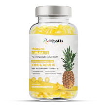 Homacia Probiotic Gummies | 150 Probiotic Gummies for Kids & Adults | Natural Pineapple Flavour with Added Vitamins | Immune Booster for Kids | UK