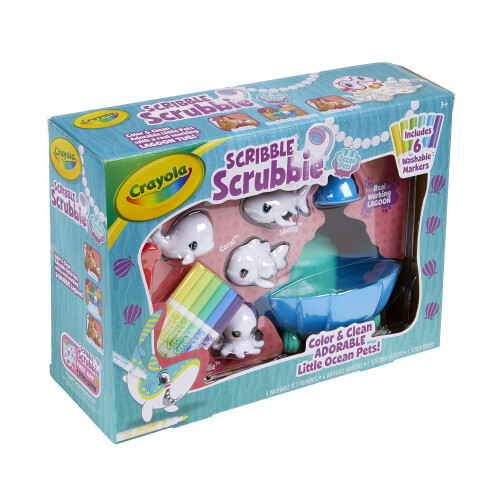 Crayola Crayola Scribble Scrubbie Pets Σετ Παιχνιδιών Blue Lagoon, Δώρα για Παιδιά 3+ 2