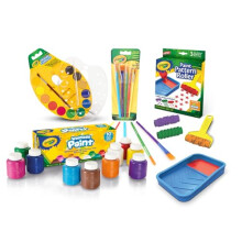CRAYOLA Paint extravaganza Activity Set, Art& Craft Value, Home and Back to School Painting Supplies, Gift for Kids, Age 5, 6,7,8,9+