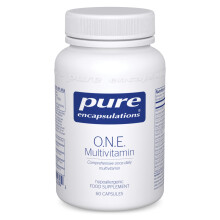 - O.N.E. Multivitamin - Comprehensive Once-Daily Multivitamin - with Vitamins A, B1, B2, B3, B5, B6, C, D, E, K, Folate & Selenium - 60 Capsules