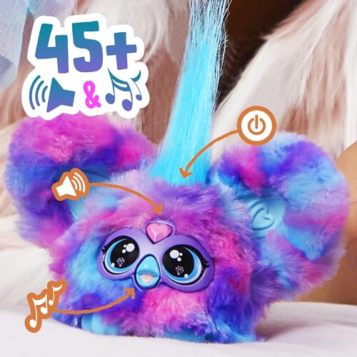Furblets Luv-Lee Mini Electronic Plush Toy, Blue 2