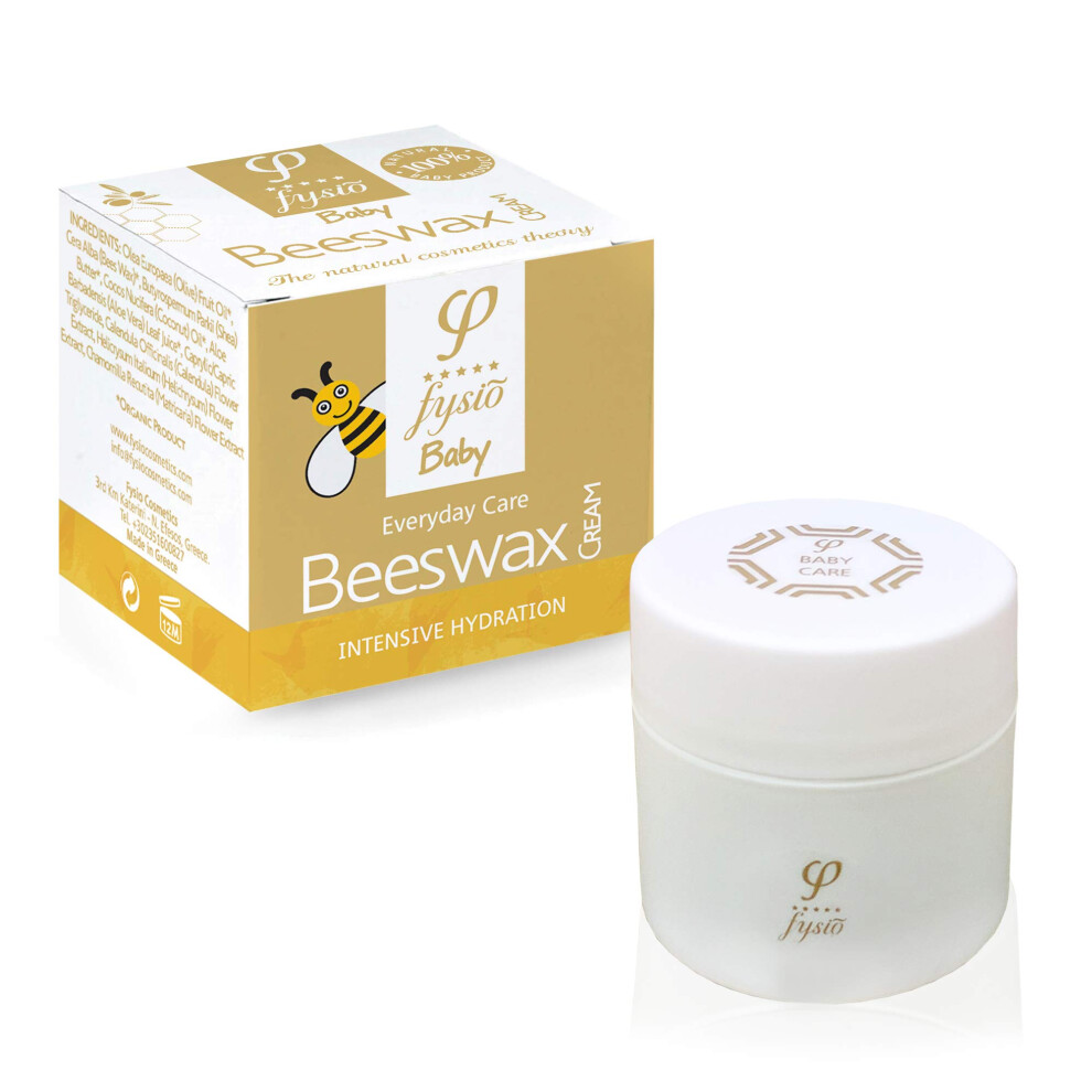 Nappy | Natural Healing Baby Diaper Care | Ointment For Sensitive Skin | Moisturiser With Organic Beeswax, Calendula, Shea Butter & Olive Oil | Cream Fysio