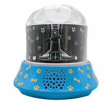 NLJ035PA, Nightlight projector with speaker, luminous projections on the ceiling, Paw Patrol icons, Kids Bedroom lamp, Colour Decorative light, blue