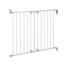 SAFETY 1ST Barrière de sécurité wall-fix extending, largeur de 62 à 102 cm, Ouverture d'une main des 2 sens - métal blanc, fixation