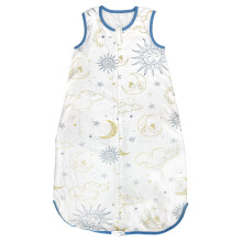 Baby Sleep Bag, 100% Cotton 0.5 Tog Baby Sleeping Bag, Sleeveless Swaddle Blanket with Two-way Zipper, Baby Blanket For Newborn Boy Girl, Newborn Baby