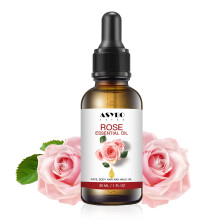 Rose Facial Oil, Pure Rose Essential Oil for Face Body Hair Aromatherapy and Relaxation, Anti-Aging and Anti-Wrinkle, Rose Moisturizer Oil Skincare