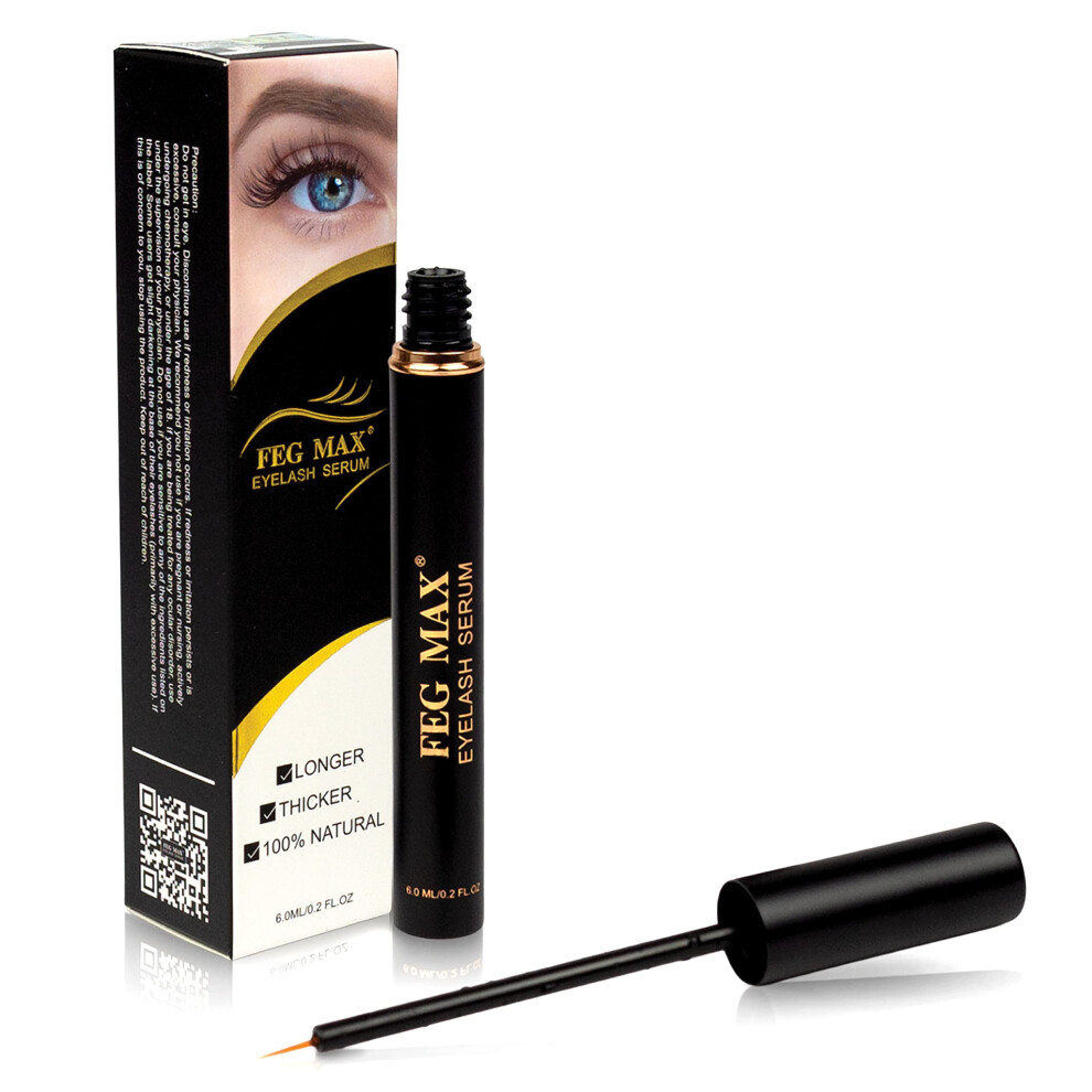 Max Eyelash Serum | For Lash and Brow | Fast Effective Growth Creates Longer & Darker Eyelashes | Best Natural Eyelash Serum to Grow Lashes in the