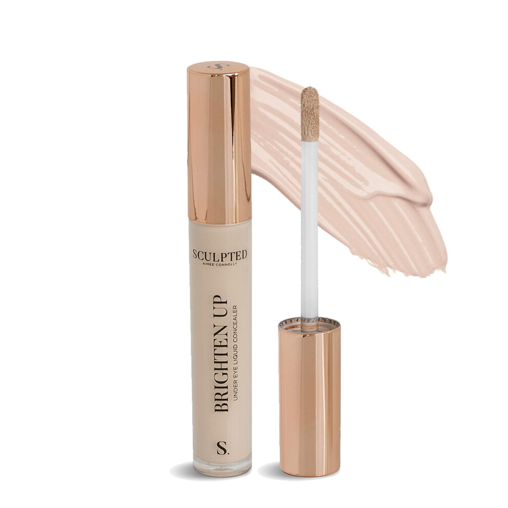 Sculpted By Aimee Connolly Brighten Up Under Eye Concealer From Sculpted By Aimee (Vanilla) - Cruelty-Free Mineral 7Ml Liquid Concealer For Delicate Skin With Niacinamide And