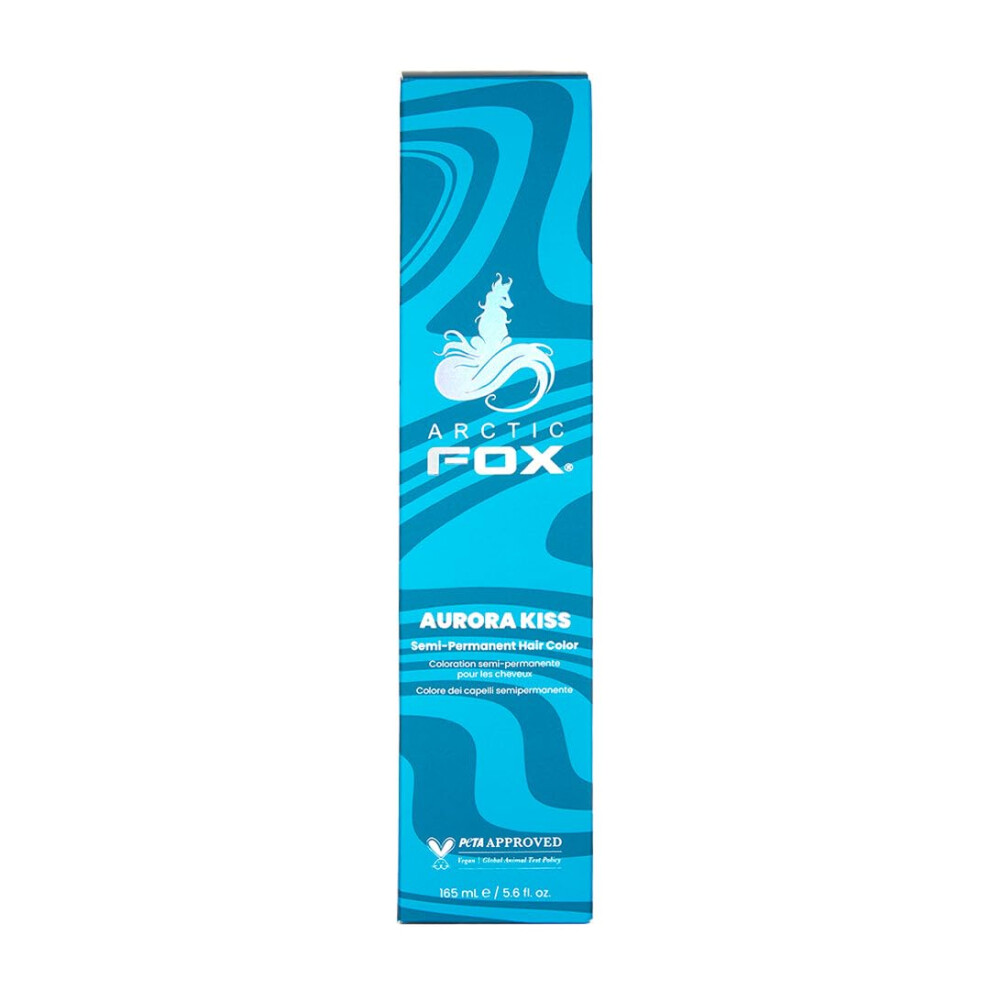 Arctic Fox 100% Vegan & Cruelty Free Vibrant Semi Permanent Hair Colour Dye - Aurora Kiss 165 Ml E