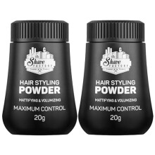Hair Styling Powder 21 g Hair Styling Powder Volume Powder Men Styling for Casual Look Relaxed Styling for Him Easy Styling (2 Packs)