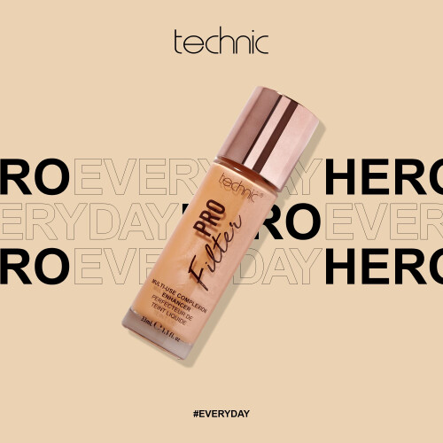 Technic Pro Filter Multi Use Complexion Enhancer - Primer, Illuminator and Highlighter Face Serum for a Flawless Finish - Medium Cool 1