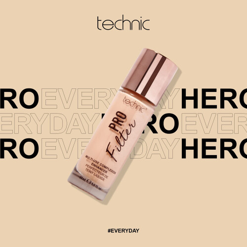 Technic Pro Filter Multi Use Complexion Enhancer - Primer, Illuminator and Highlighter Face Serum for a Flawless Finish - Fair 1