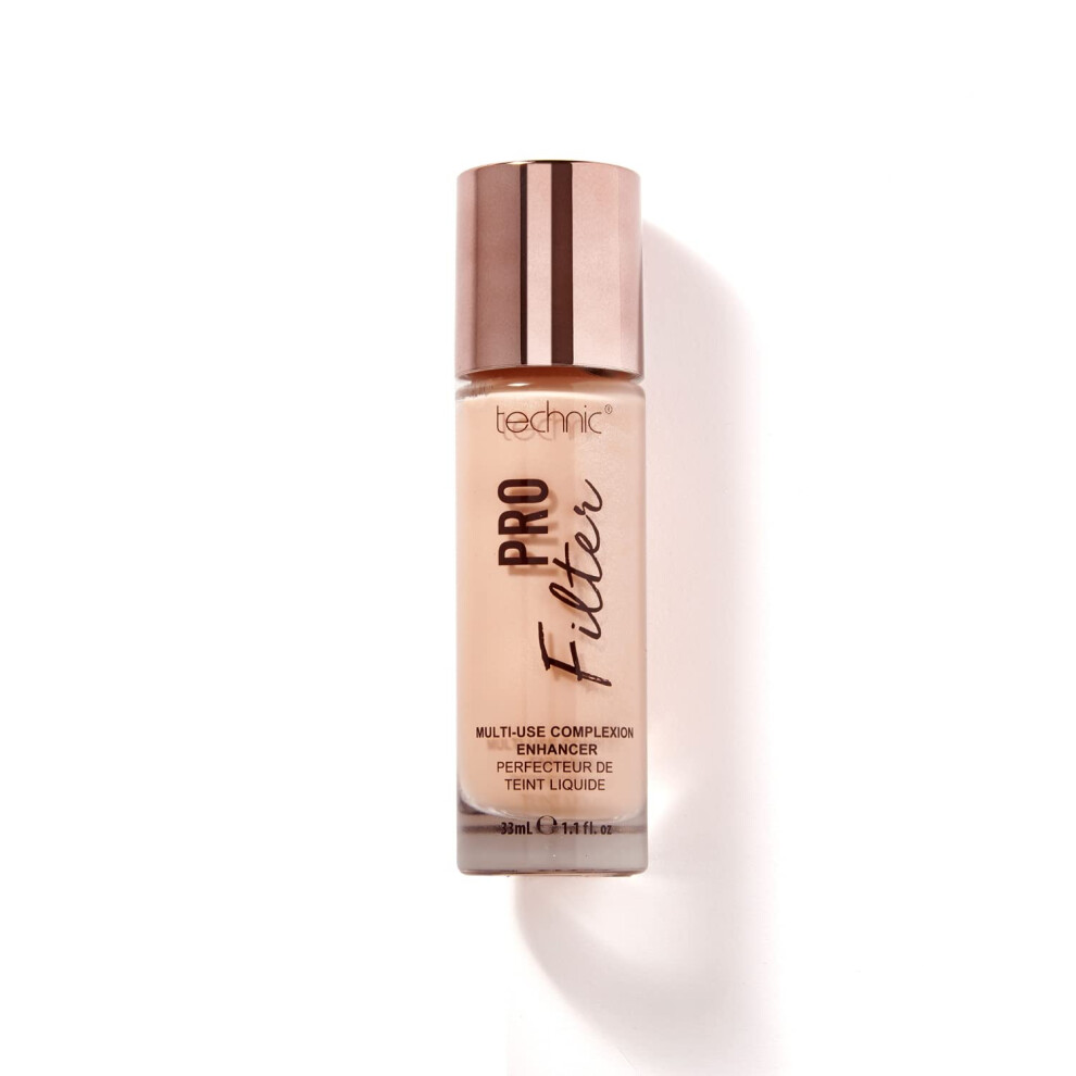 Pro Filter Multi Use Complexion Enhancer - Primer, Illuminator and Highlighter Face Serum for a Flawless Finish - Fair