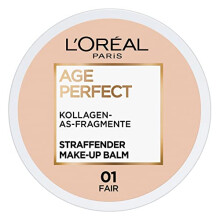 L'Oréal Paris Age Perfect Firming Make-Up Balm 01 Fair, Nourishing Makeup Wonder for Healthy-Looking Skin, 18 ml