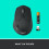 Logitech M720 Triathlon Multi-Device Wireless Mouse, Bluetooth, USB Unifying Receiver, 1000 DPI, 6 Programmable Buttons, 2-Year Battery, Compatible with Laptop 10