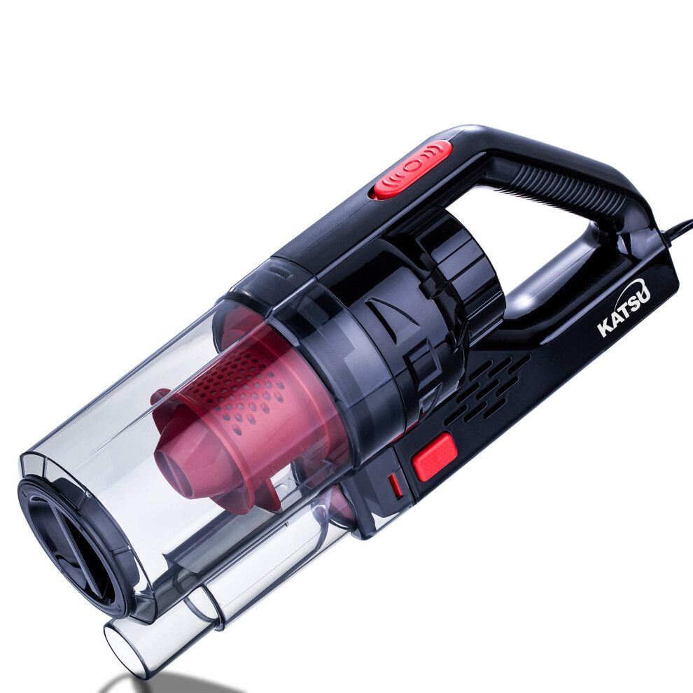 KATSU Car Vacuum Cleaner 150W Powerful Motor 7000PA Handheld Vacuum Super Strong Power Suction Wet/Dry Hoover.