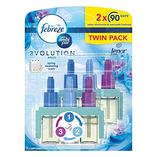 Febreze 3volution Refills Spring Awakening Twin Pack