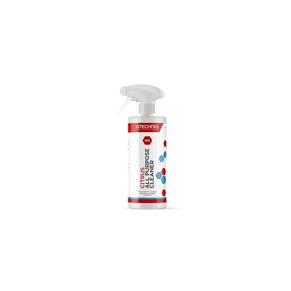 W5 All Purpose Cleaner - Car Degreaser Spray For Oil, Grease And Stain Remover. Suitable For Most Surfaces And Car Wheel Cleaner, 100% Biodegradable 5060147720624