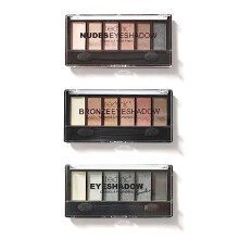 Eyeshadow Bundle - 3 Packs X 6 Pigmented, Professional & Blendable Shades for Natural or Glam Make-Up Looks. Easy To Use, Nude, Smokey, and Bronze