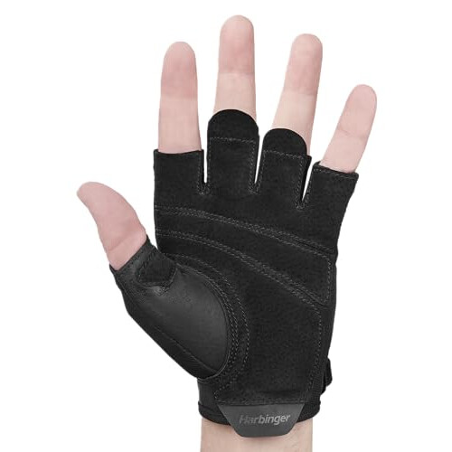 Power 2.0 Weightlifting Gloves, Unisex, Black, Large 2