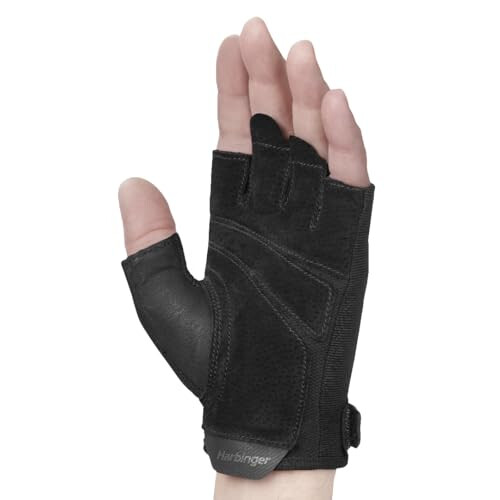 Power 2.0 Weightlifting Gloves, Unisex, Black, Large 1