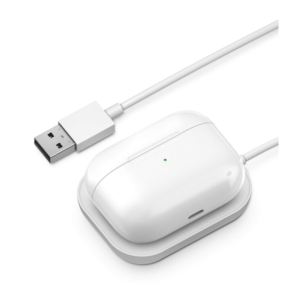 Airpods Pro Charger - Wireless Charging Station For Apple Airpod Pro/Airpods Pro 2Nd Generation (White) White 840075611363