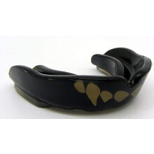 New Protection Gold Fangs SHIHAN Power-Sports Signature Gum Shield 'Gold-Fangs - Senior, Judo, Rugby, Wrestling Mouth Guard
