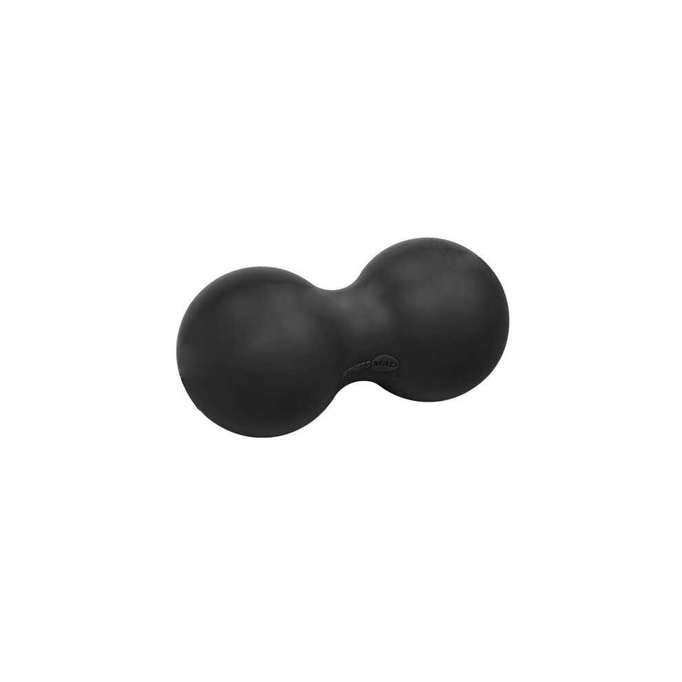 Peanut Massage Ball, Double Lacrosse Ball for Myofascial Release, Trigger Point Therapy, Deep Tissue Massage & Relax Tight Muscles (Black)