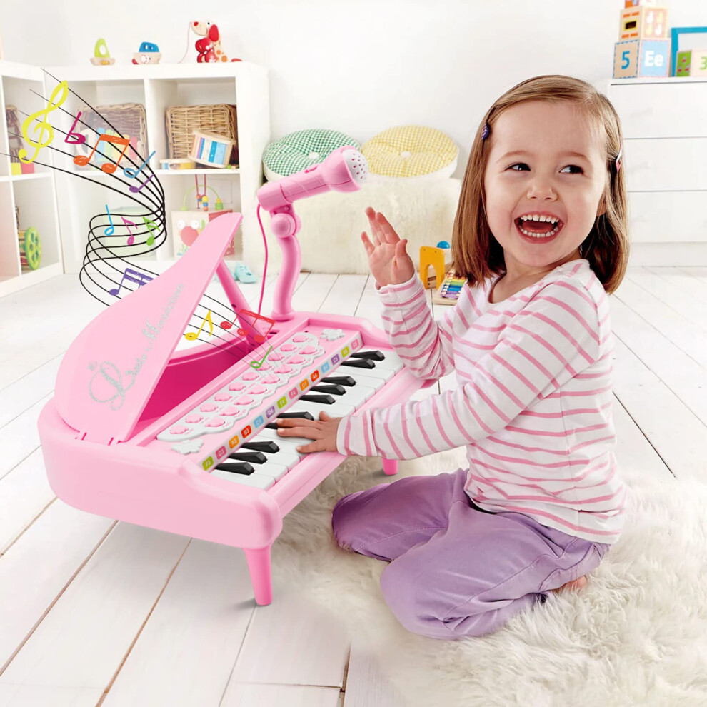 Pink piano for toddlers online