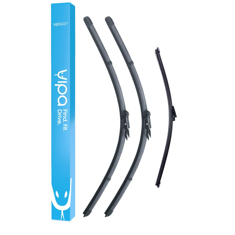 Vipa Wiper Blade Set Fits: Ford Kuga Suv Jan 2013 To Apr 2020 5056162288942