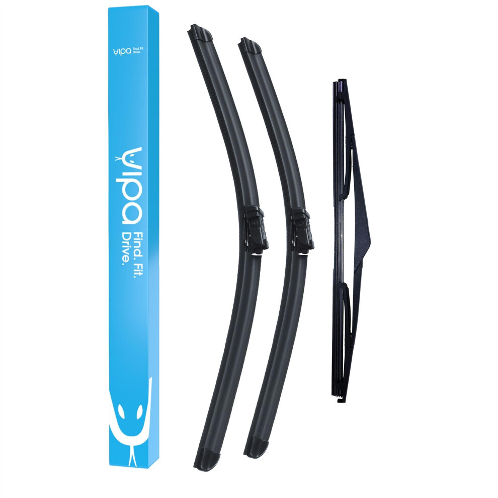 Vipa Wiper Blade Set Fits: Vauxhall Astra J Mk6 Hatchback Dec 2009 To Dec 2016 5056162288102