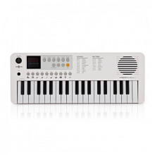 Portable Mini Electric Keyboard Piano with 37 Keys for Beginners (Keyboard only, White)