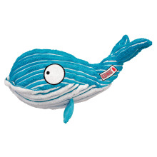 KONG     CuteSeas Whale     Hundespielzeug aus Cord-Pl   sch     F   r gro   e Hunde
