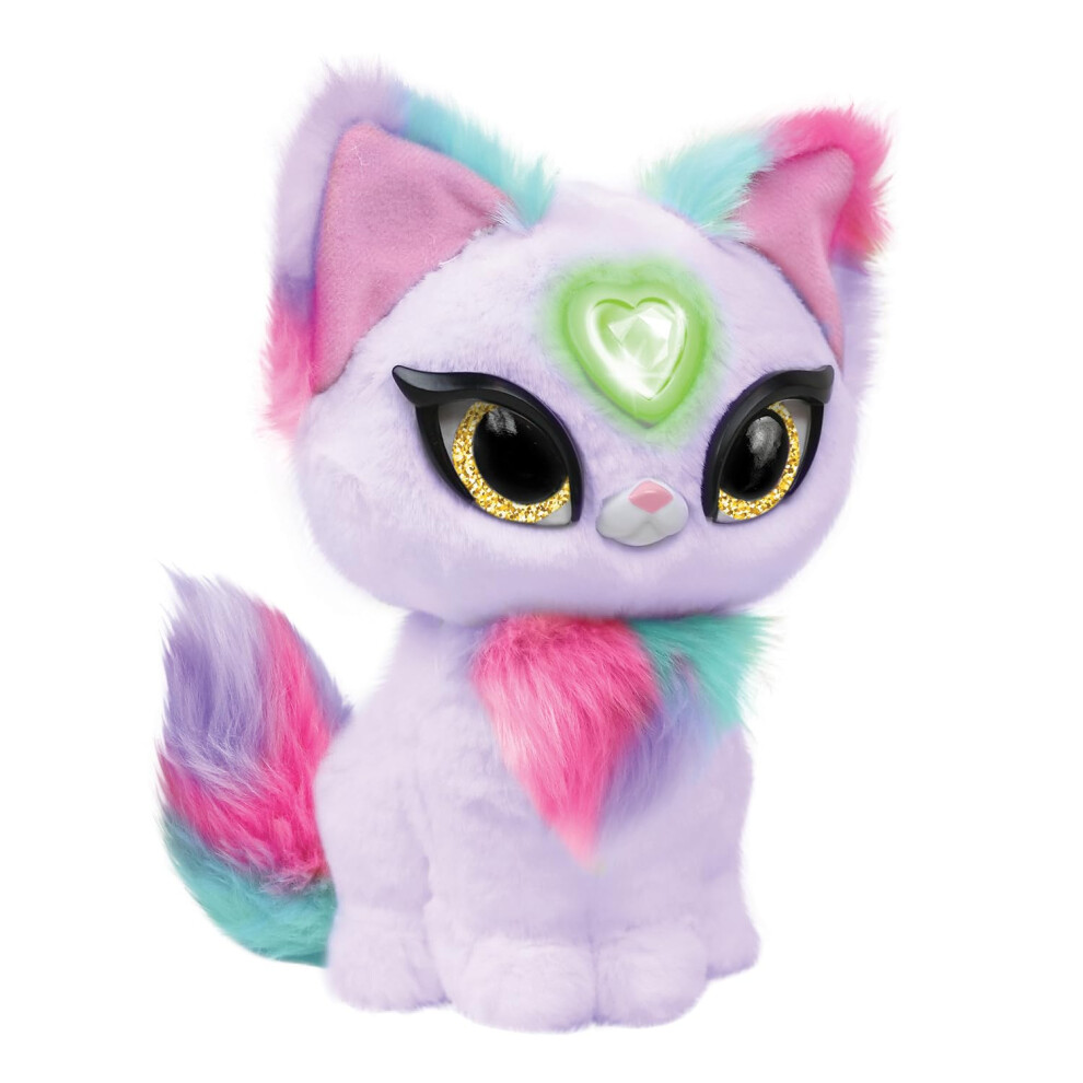 Magic Whispers Zoey Kitty Interactive Plush Pet Kids Toy, Loveable and Lifelike Companion for Boys and Girls Aged 4 Years Plus that Magically Speaks