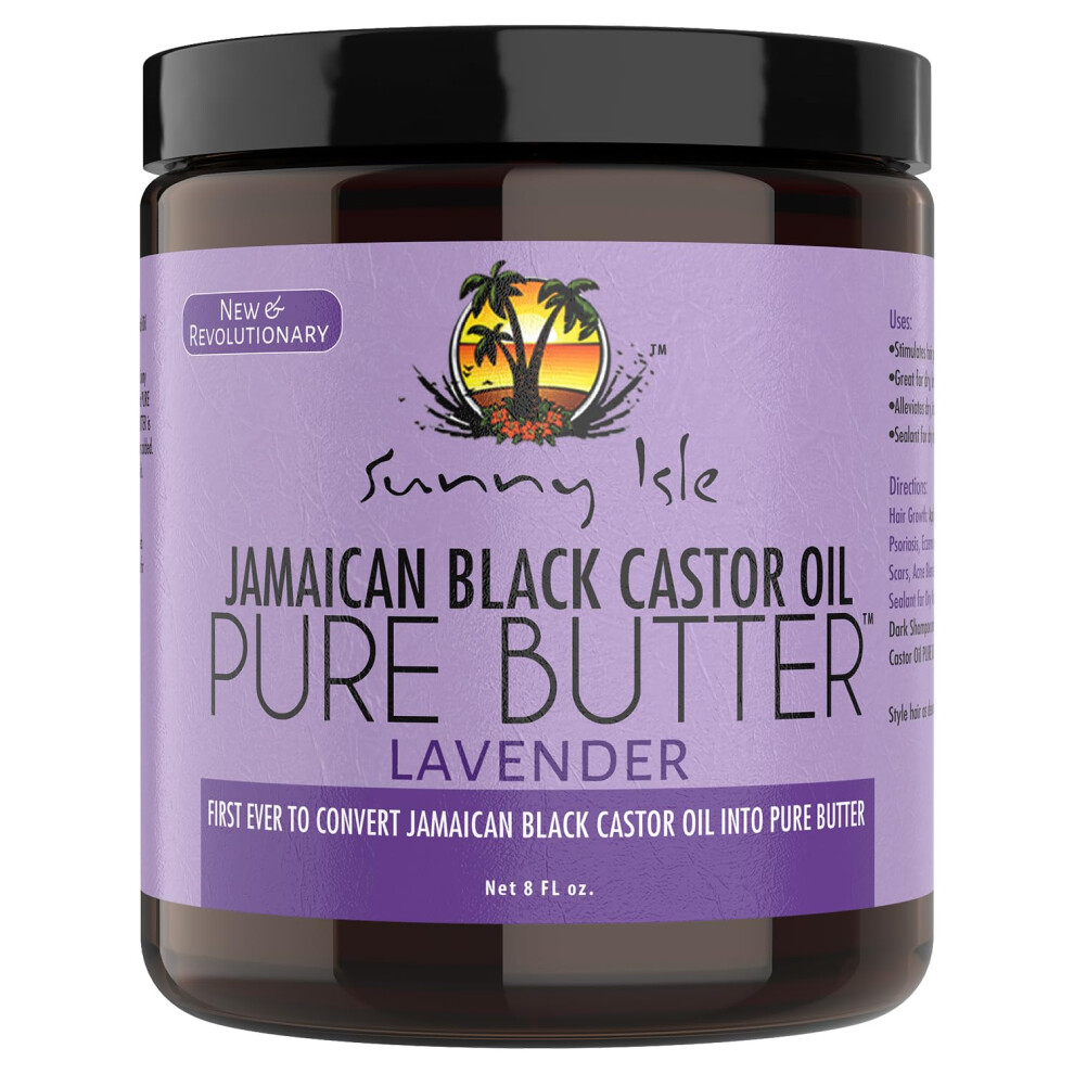 Sunny Isle Black/Lavender Jamaican Castor Oil Pure Butter 236Ml