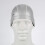 Speedo Unisex Ultra Pace Swimming Cap | 3 Panel Design , Silver, One Size 2