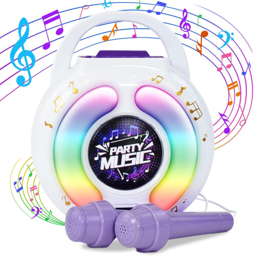 Karaoke Machine For Kids & Adults, Portable Bluetooth Mini