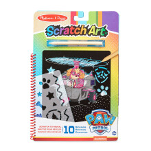PAW Patrol Scratch Art Pad - Skye Colour Reveal Travel Activity Pad (Model 33260)