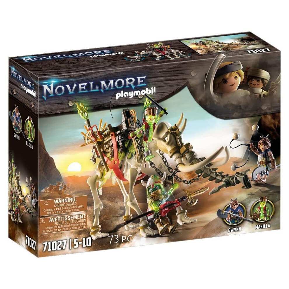 Playmobil 71027 Novelmore Knights Sal'ahari Sands - Mammoth Attack, Medieval Castle And Knights' Toy, Fun Imaginative Role-Play, Playset Suitable For Children
