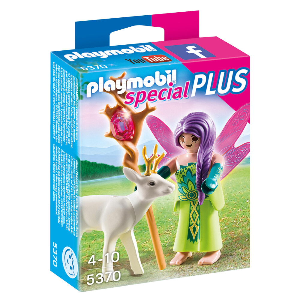 5370 Special Plus FAiry with Deer, Fun Imaginative Role-Play, PlaySets Suitable for Children Ages 4+